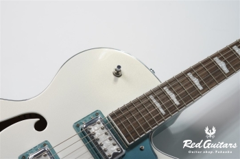 G5420T-140 ELECTROMATIC 140TH DOUBLE PLATINUM HOLLOW BODY WITH BIGSBY - Two-Tone Pearl Platinum/Stone Platinum
